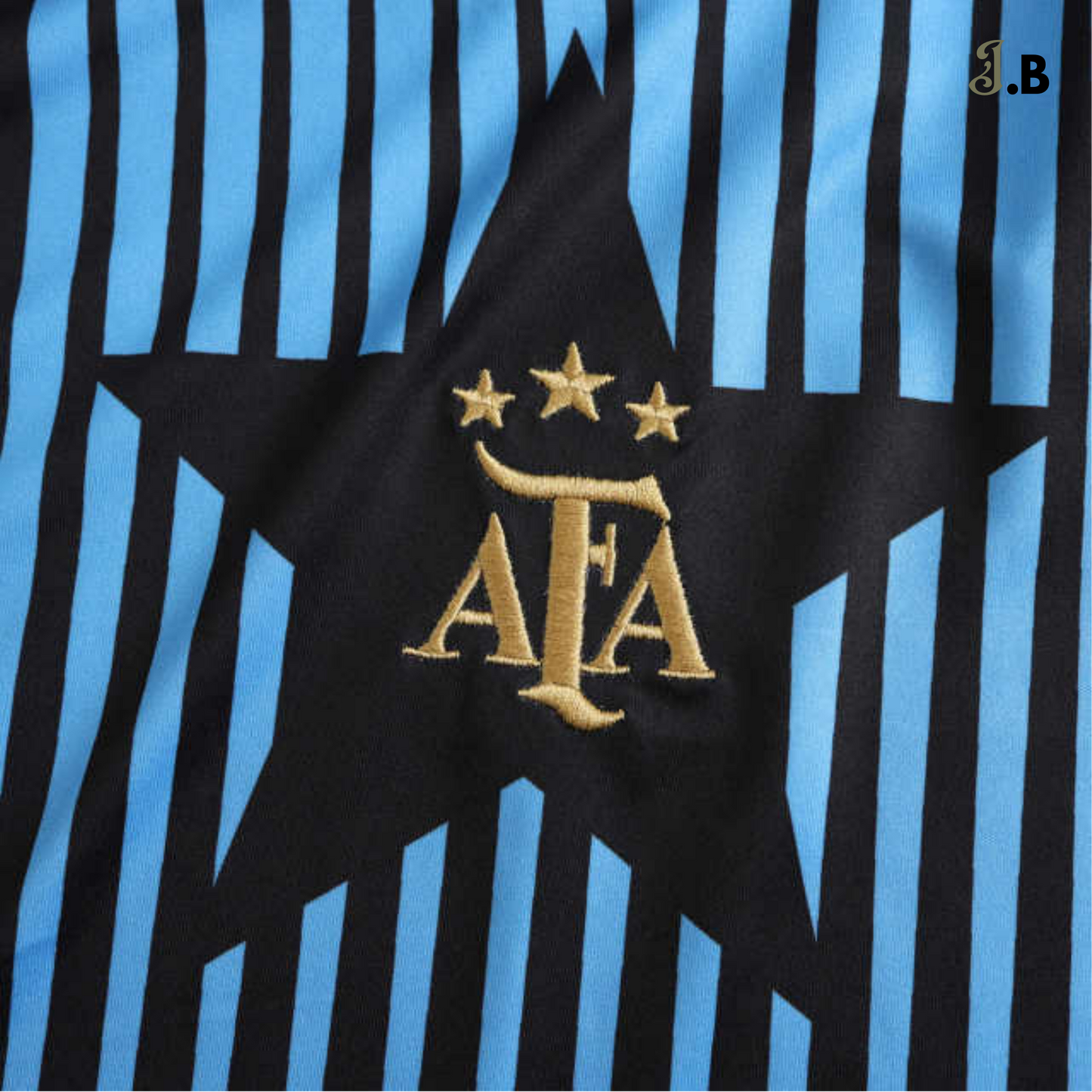 Argentina 24 Black/Light Blue Training Jersey JogaBonito