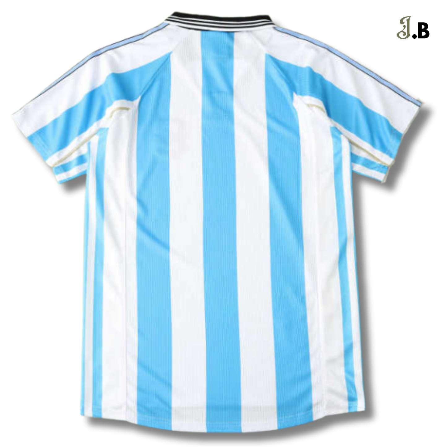 Argentina Vintage 98 Home Light Sea Blue/Gray Jersey JogaBonito