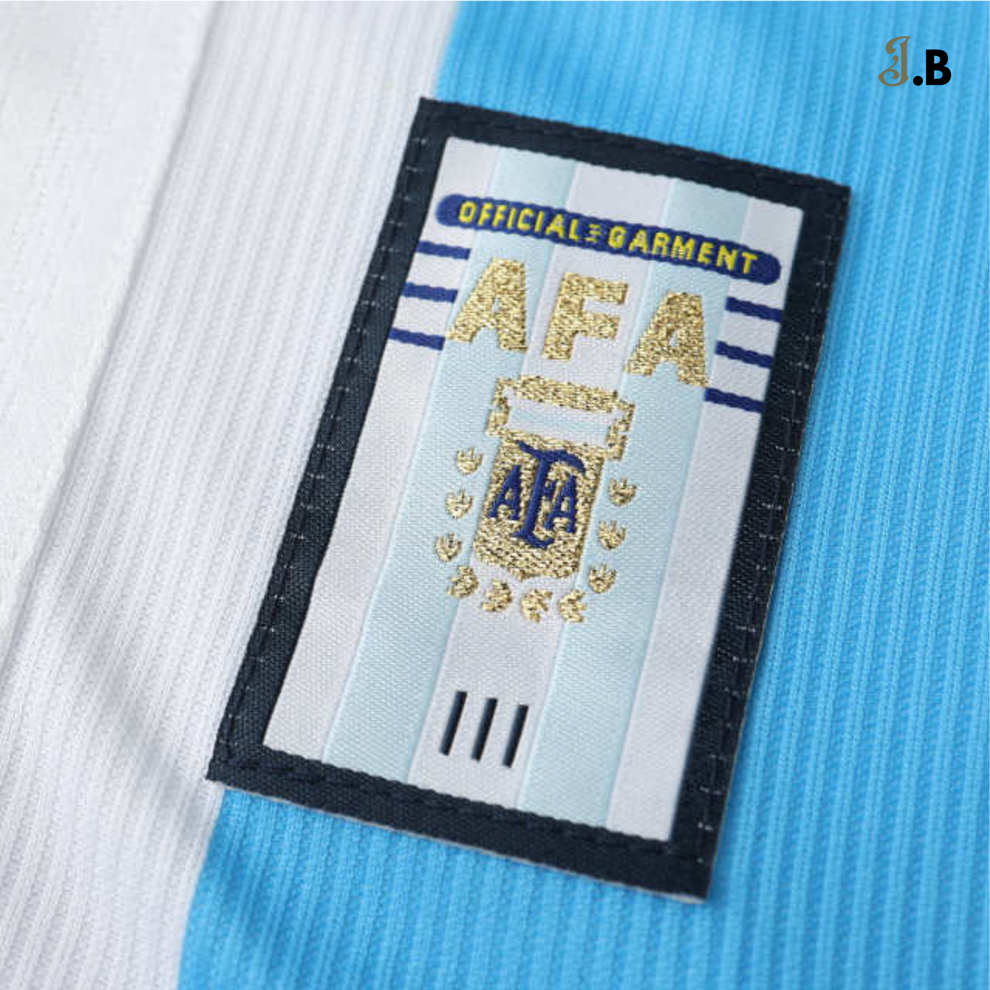 Argentina Vintage 98 Home Light Sea Blue/Gray Jersey JogaBonito