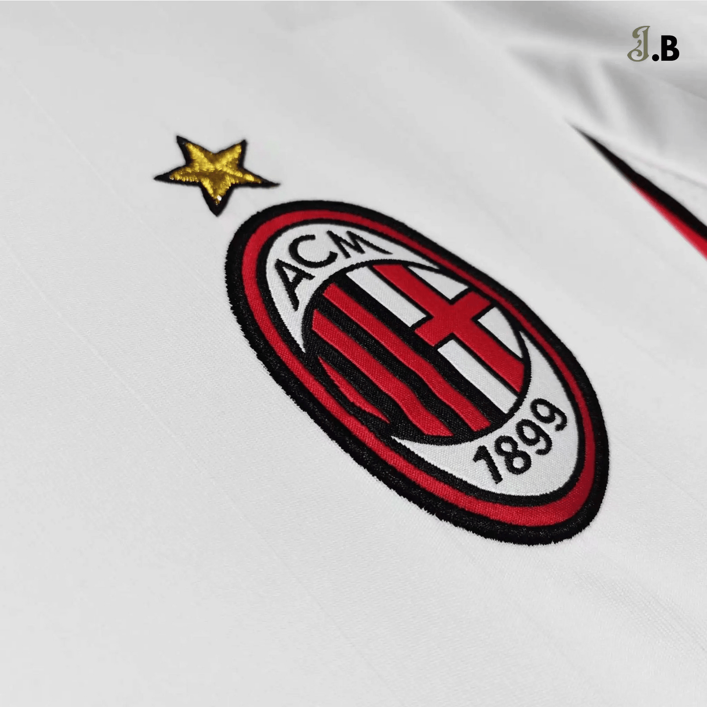 AC Milan Vintage 06 White Away Long Sleeve - JogaBonito - Jersey