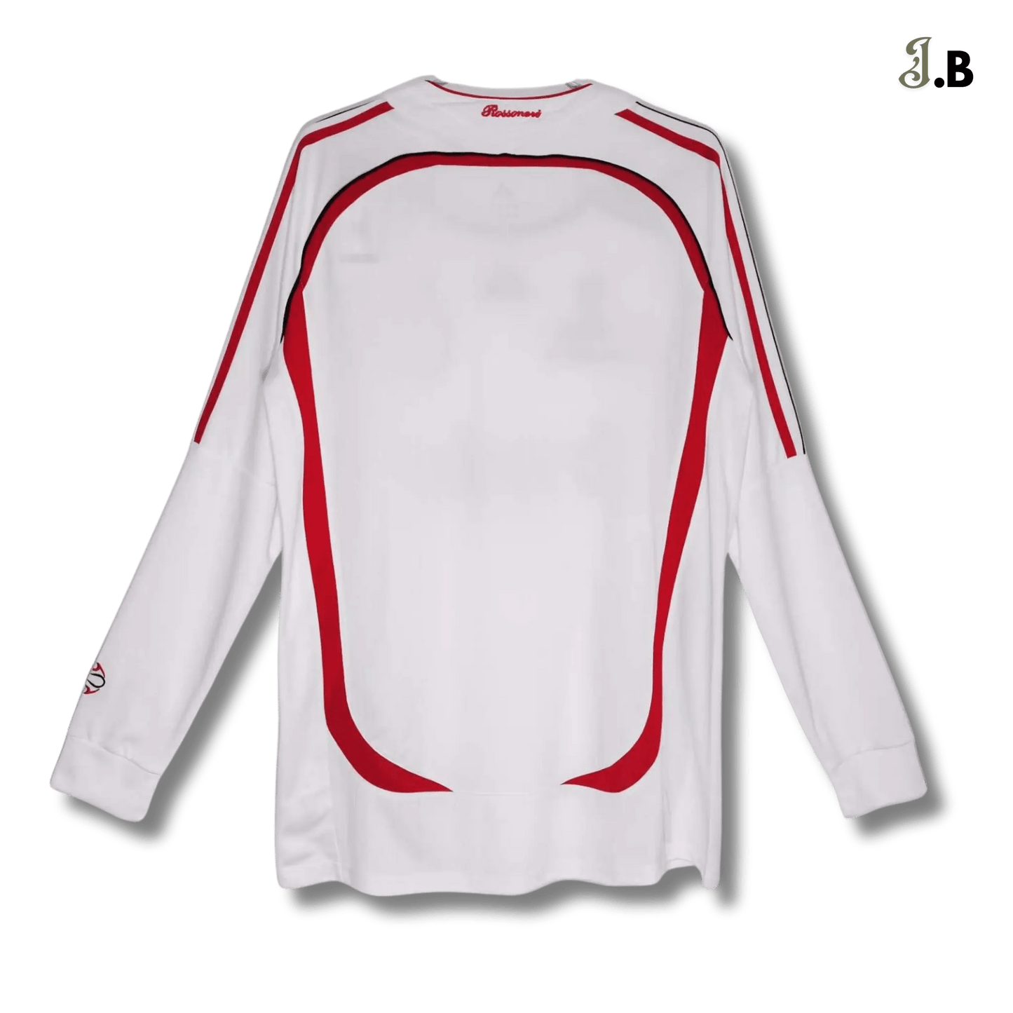 AC Milan Vintage 06 White Away Long Sleeve - JogaBonito - Jersey