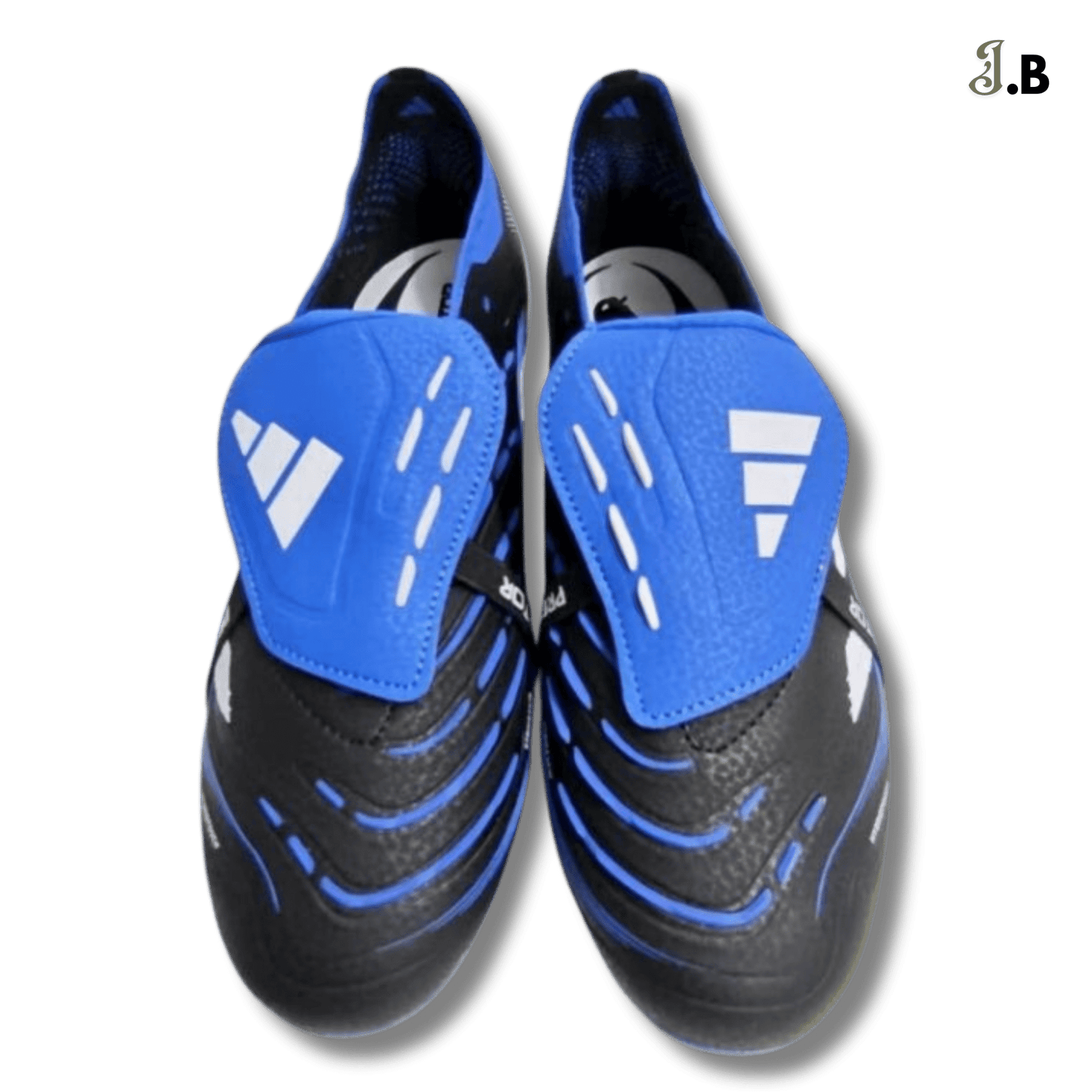 Adidas Predator Accuracy Light Slate Gray/Dodger Blue Cleats - JogaBonito - Athletic Shoes