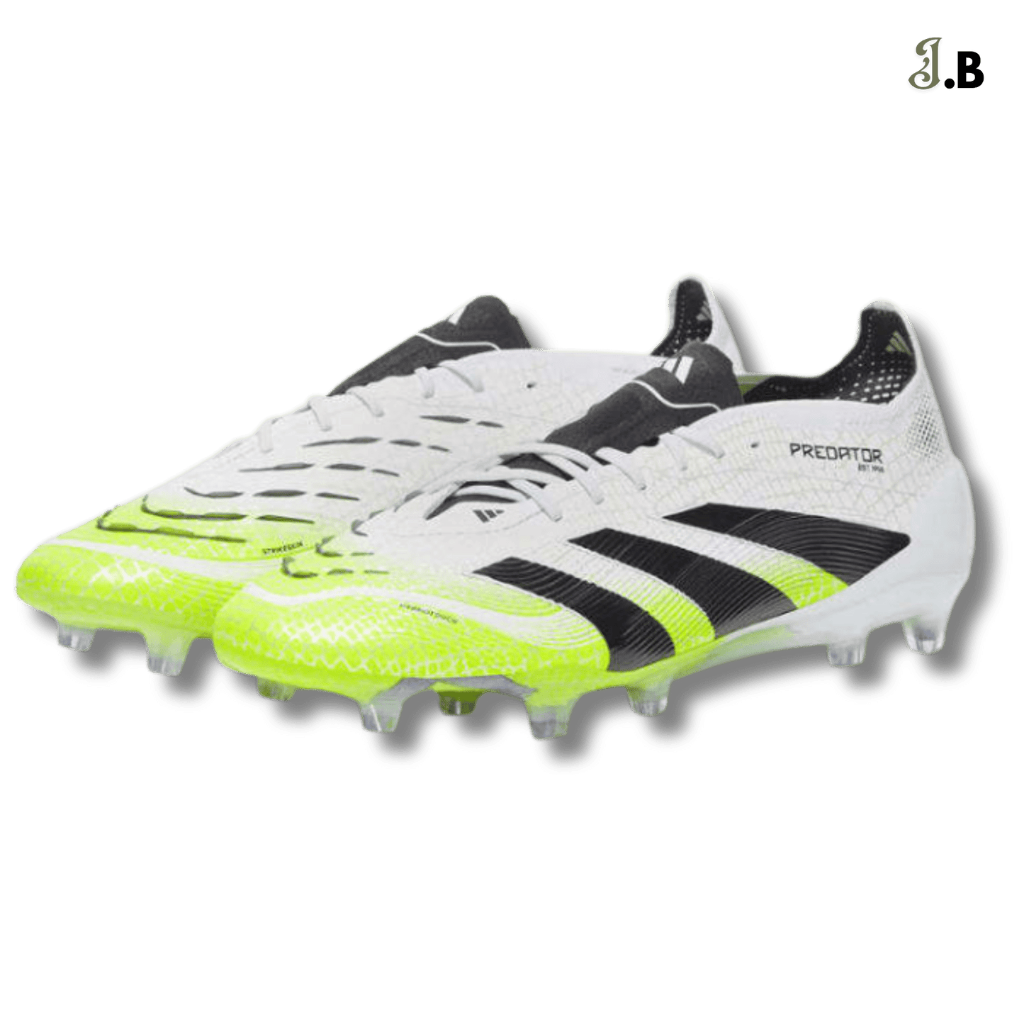 Adidas Predator League White/Light Green Cleats - JogaBonito - Athletic Shoes