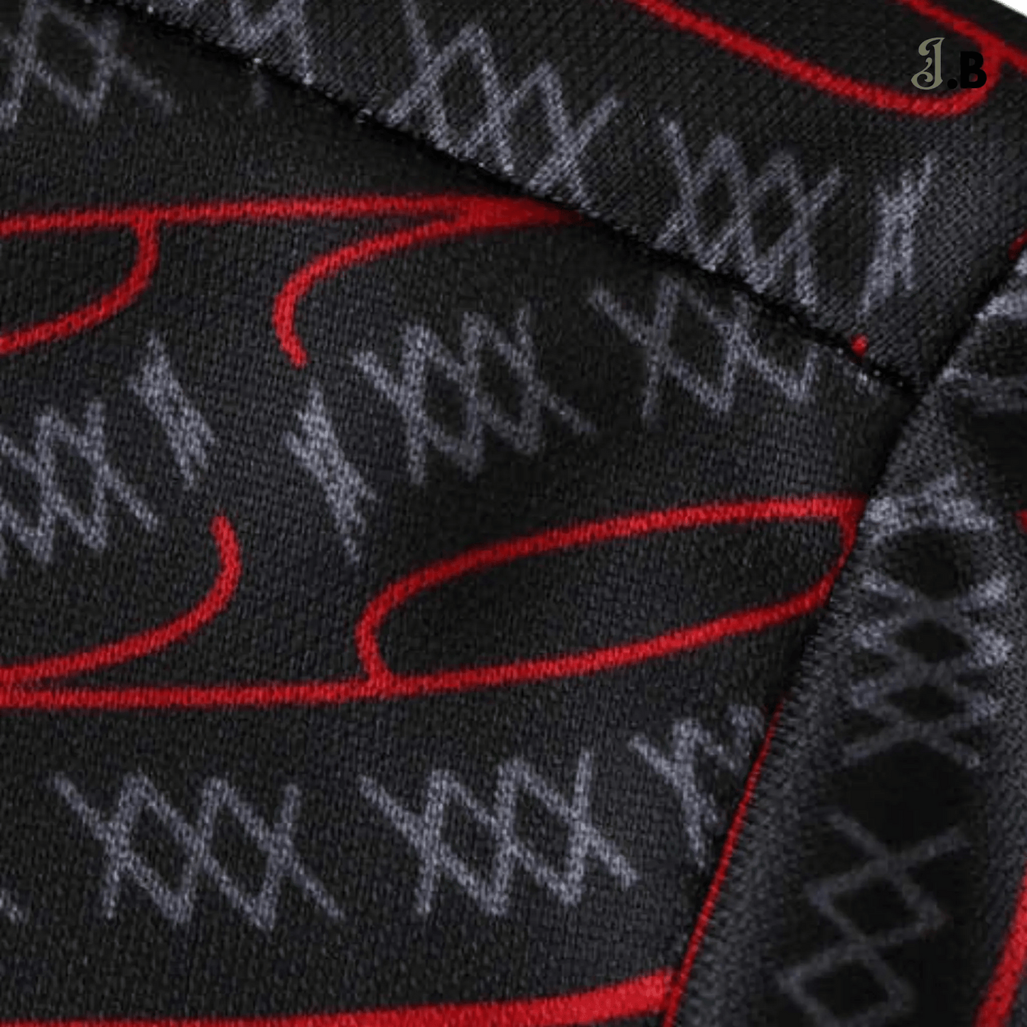 AFC Ajax 24 Black Patterned Training Jersey - JogaBonito - Jersey
