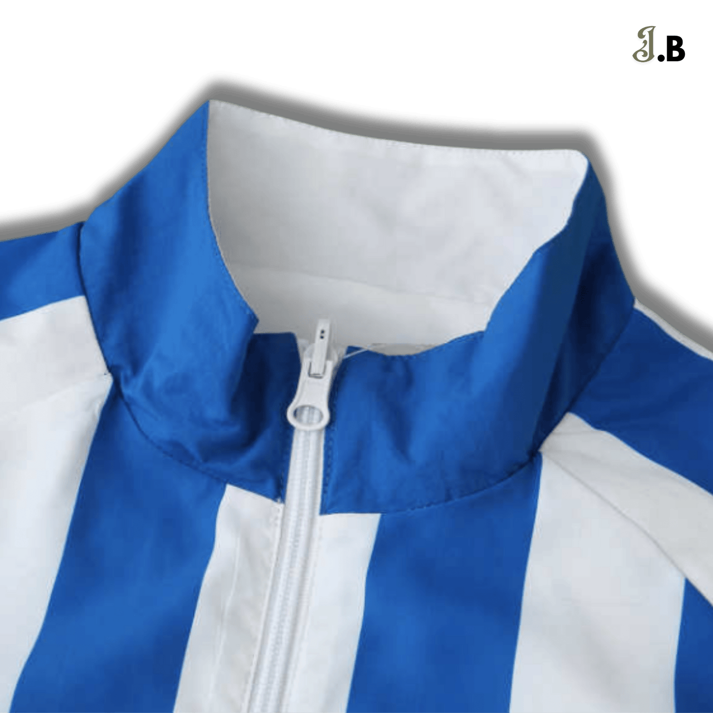 Argentina 24/25 White/Blue Striped Reversible Windbreaker - JogaBonito - Windbreaker