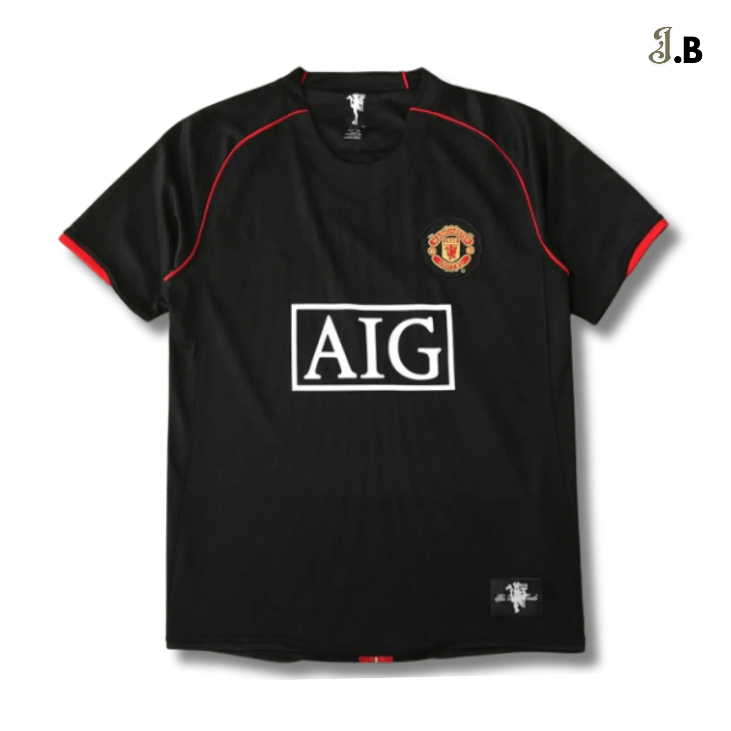 MUFC Black 2007 Retro Jersey JogaBonito