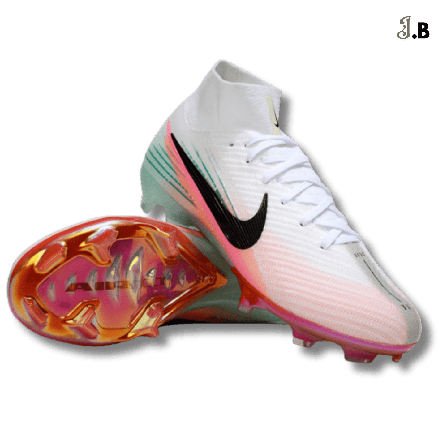 Nike Mercurial Vapor Elite Gray/Blue Sock Cleats - JogaBonito - Athletic Shoes