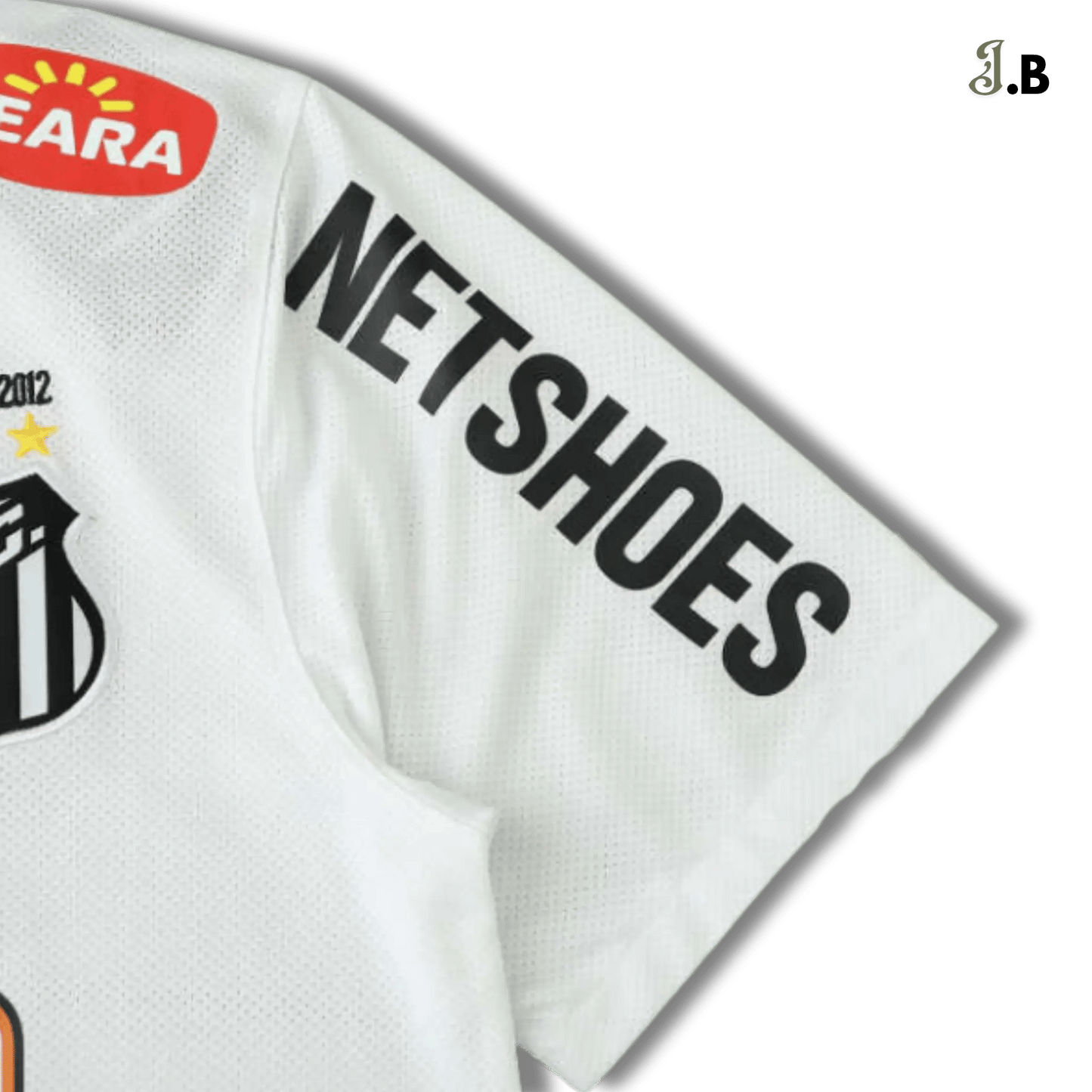 Santos FC Vintage 12 White Home Jersey - JogaBonito - Jersey