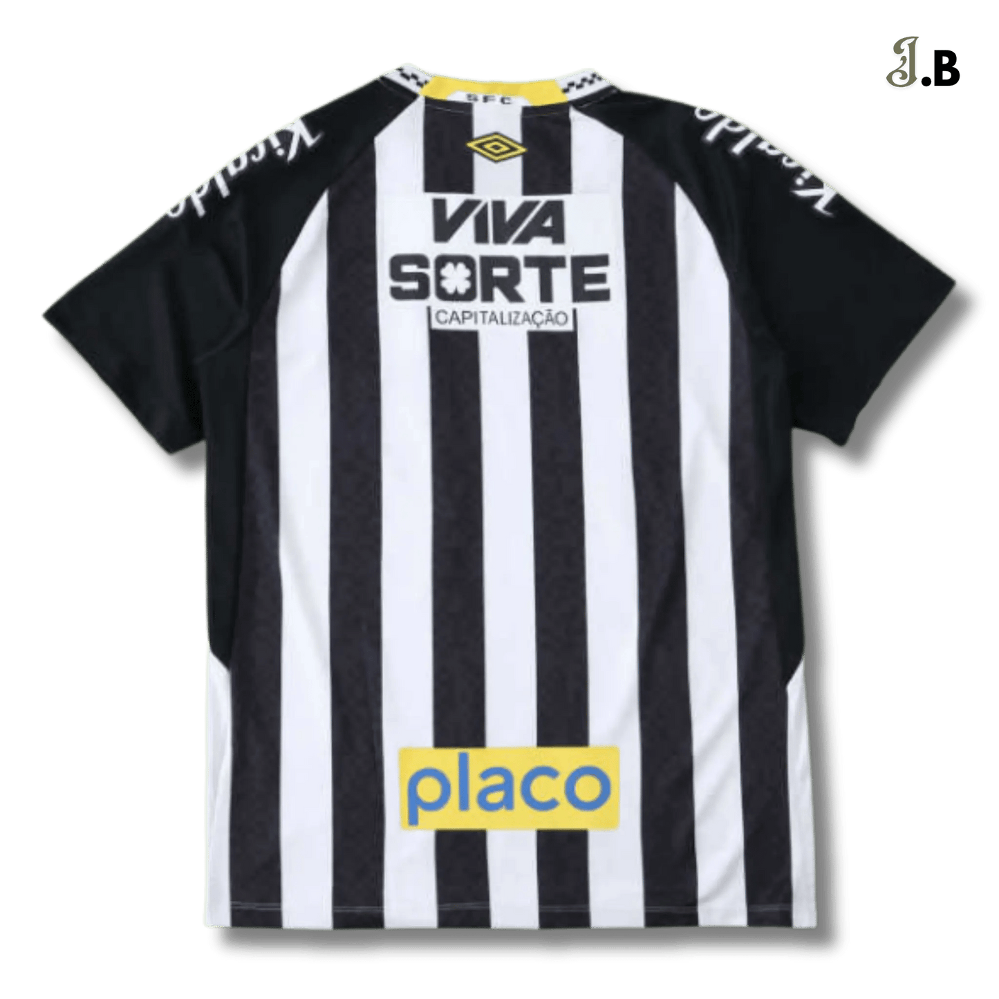 Santos FC Vintage Striped Away Fan Jersey - JogaBonito - Jersey