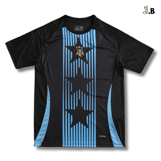 Argentina 24 Black/Light Blue Training Jersey JogaBonito