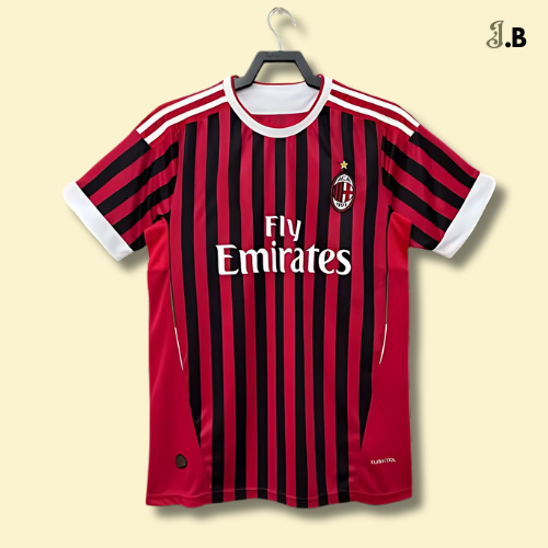 Vintage 2011 AC MILAN Home Fan Jersey