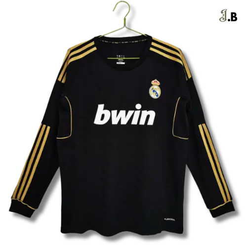 Real Madrid CF Vintage 11 Black Away Long Sleeve JogaBonito