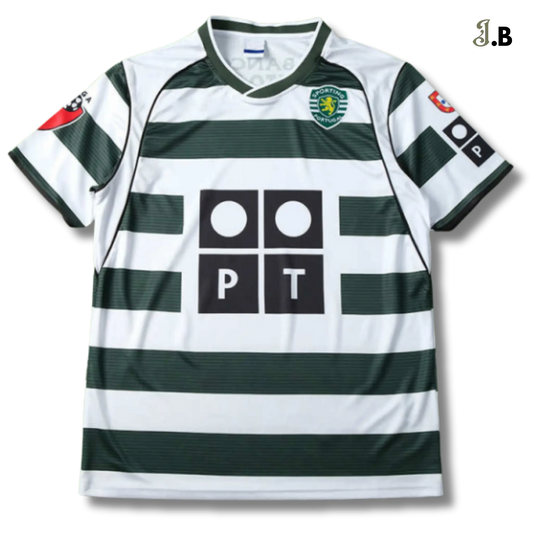Sporting CP Vintage 01 Green & White Home Fan Jersey JogaBonito