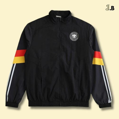 Retro UEFA Black Germany Training Jacket