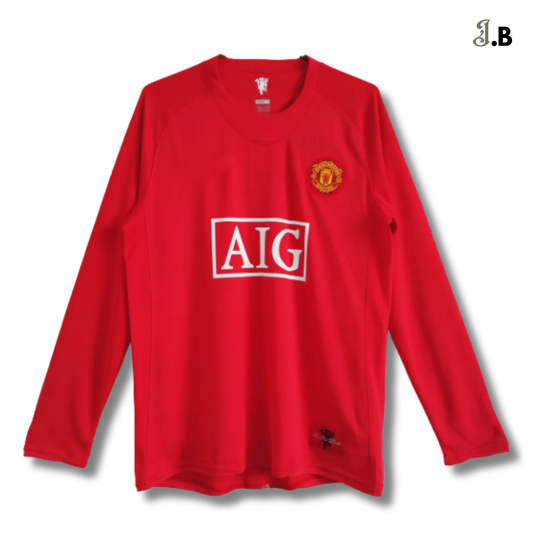 MUFC 07 Red Vintage Long Sleeve JogaBonito