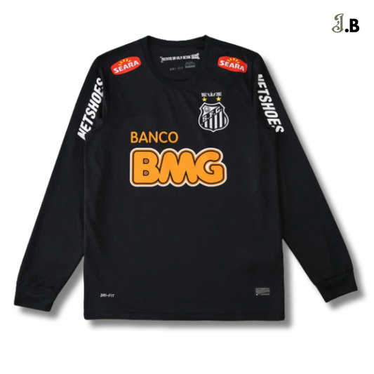 Santos FC Vintage 12 Black Long Sleeve JogaBonito