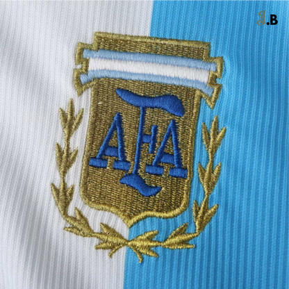 Argentina Vintage 98 Home Light Sea Blue/Gray Jersey JogaBonito