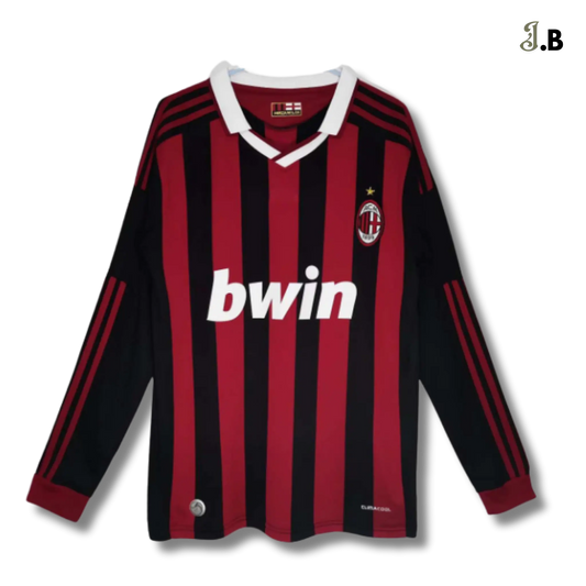 AC Milan Vintage 09 Black Home Long Sleeve JogaBonito