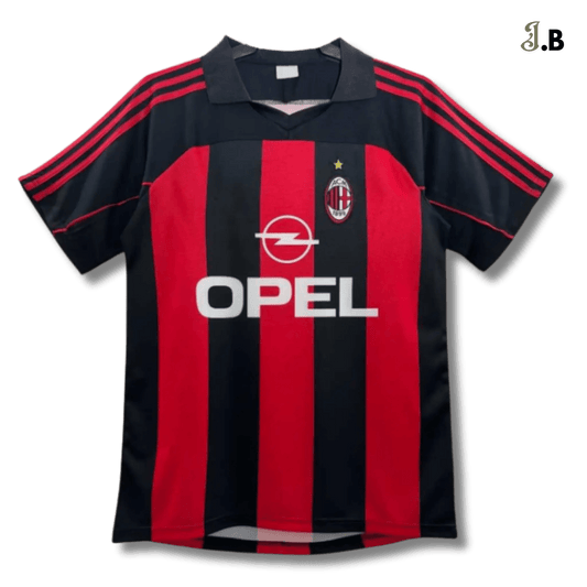 AC Milan Vintage 02 Striped Home Jersey - JogaBonito - Jersey