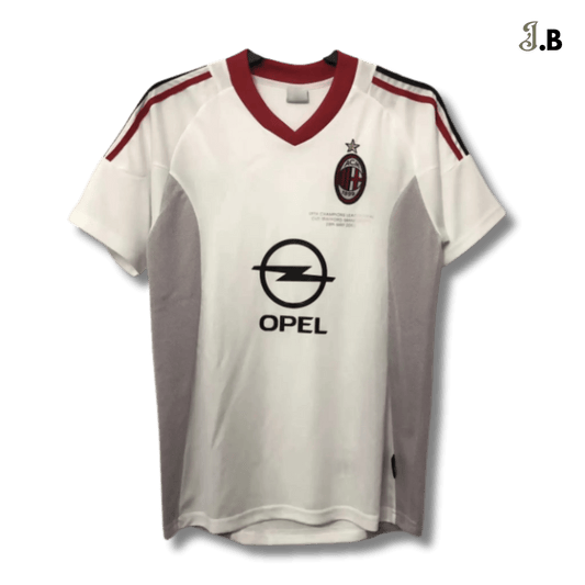 AC Milan Vintage 02 White Away Jersey - JogaBonito - Jersey