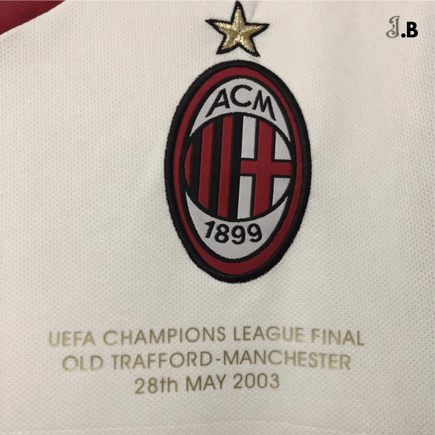 AC Milan Vintage 02 White Away Jersey - JogaBonito - Jersey