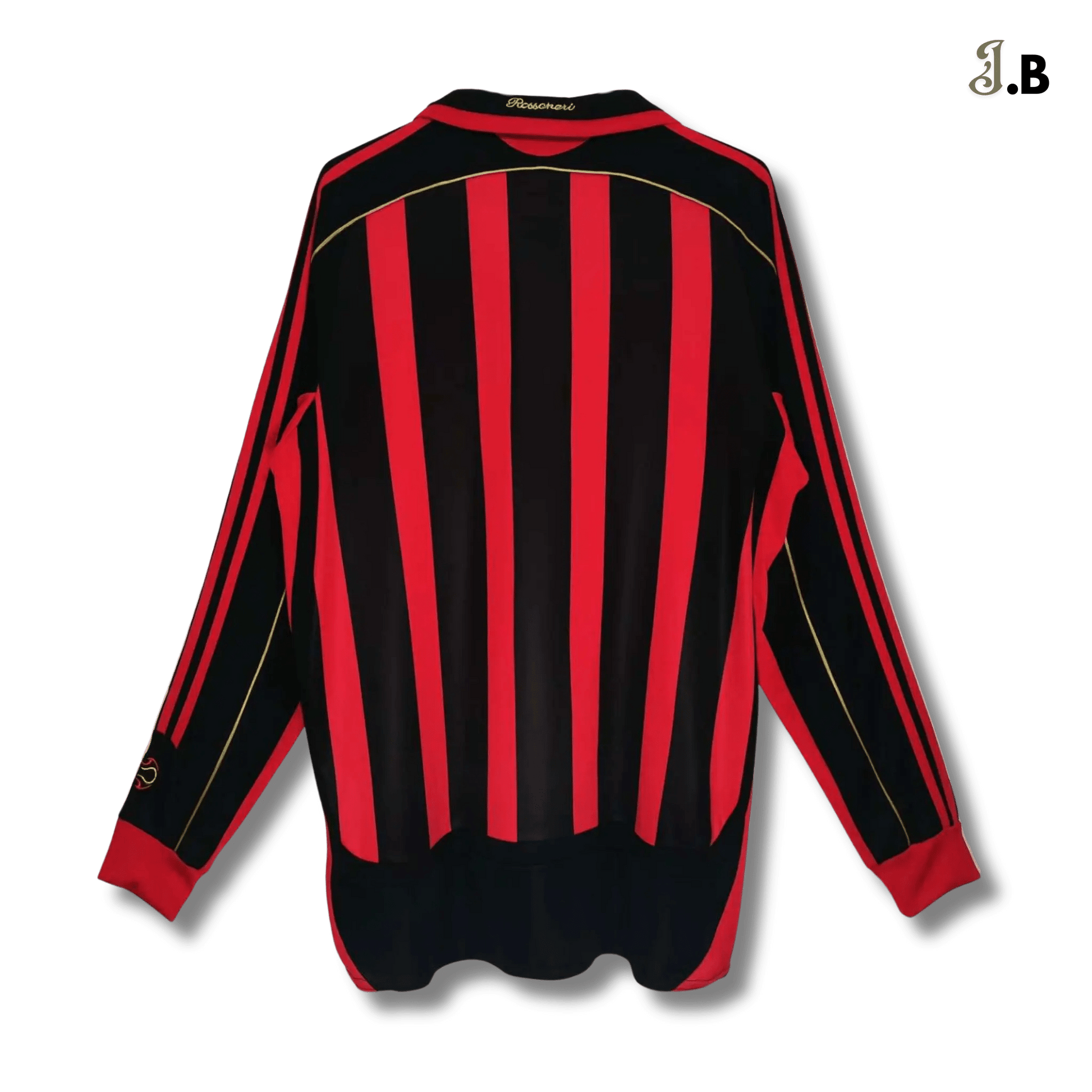 AC Milan Vintage 06 Black Home Long Sleeve - JogaBonito - Jersey