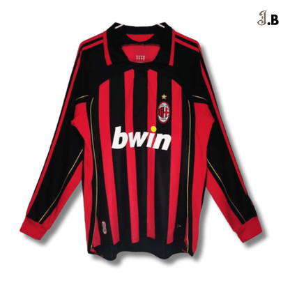 AC Milan Vintage 06 Black Home Long Sleeve - JogaBonito - Jersey