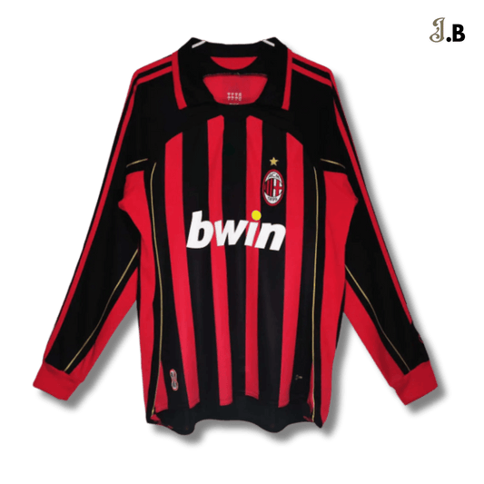 AC Milan Vintage 06 Black Home Long Sleeve - JogaBonito - Jersey