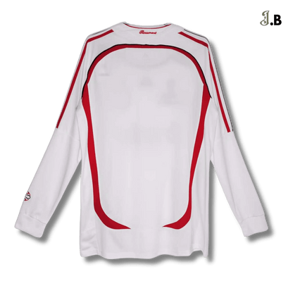 AC Milan Vintage 06 White Away Long Sleeve - JogaBonito - Jersey