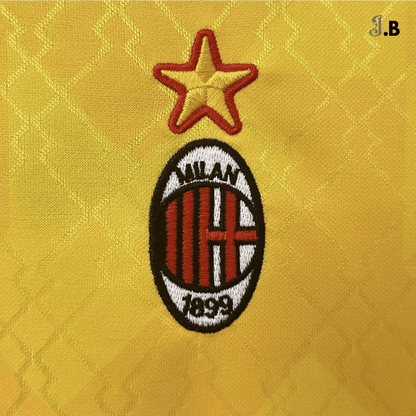 AC Milan Vintage 95 Yellow Third Jersey - JogaBonito - Jersey