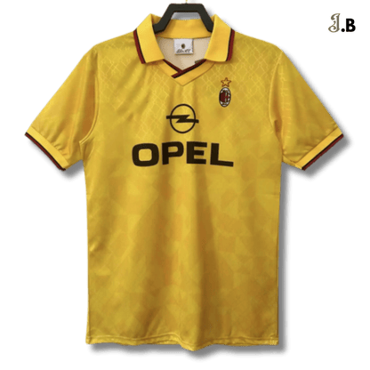 AC Milan Vintage 95 Yellow Third Jersey - JogaBonito - Jersey