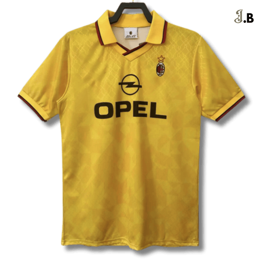 AC Milan Vintage 95 Yellow Third Jersey - JogaBonito - Jersey