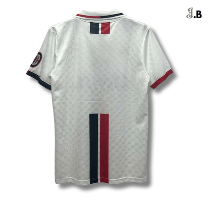 AC Milan Vintage 96 White Away Jersey - JogaBonito - Jersey