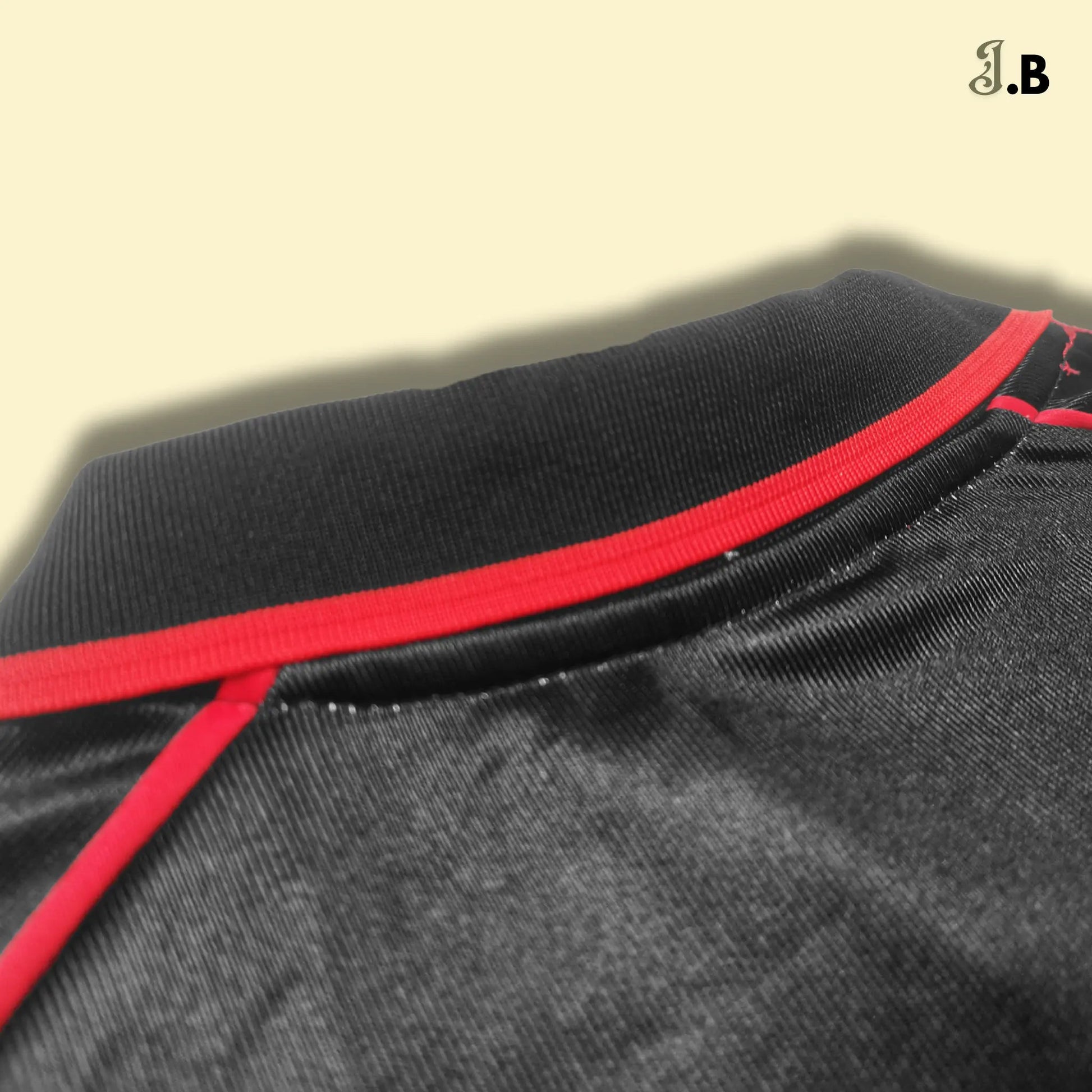 AC Milan Vintage 98 Black & Red Third Jersey - JogaBonito - Jersey