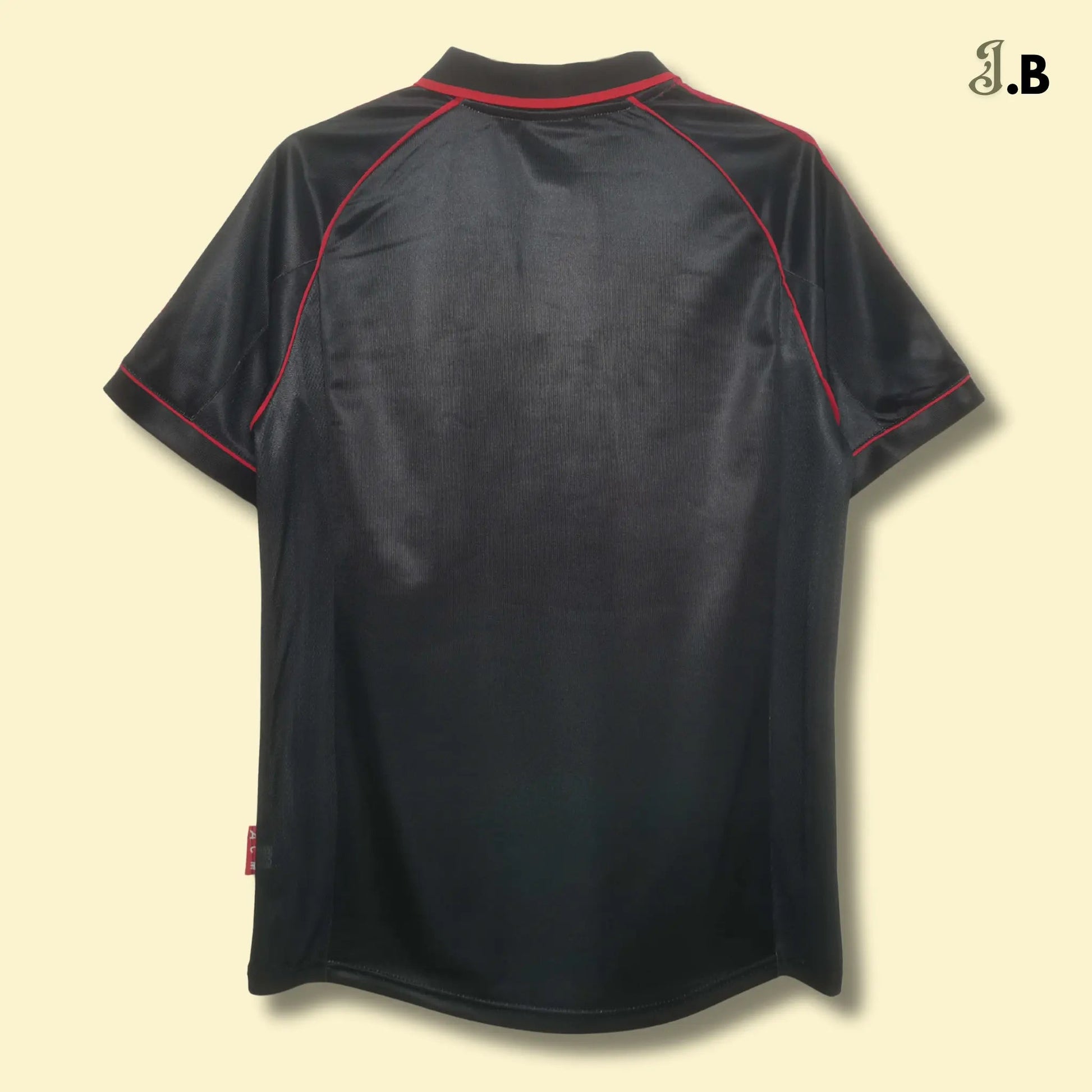 AC Milan Vintage 98 Black & Red Third Jersey - JogaBonito - Jersey