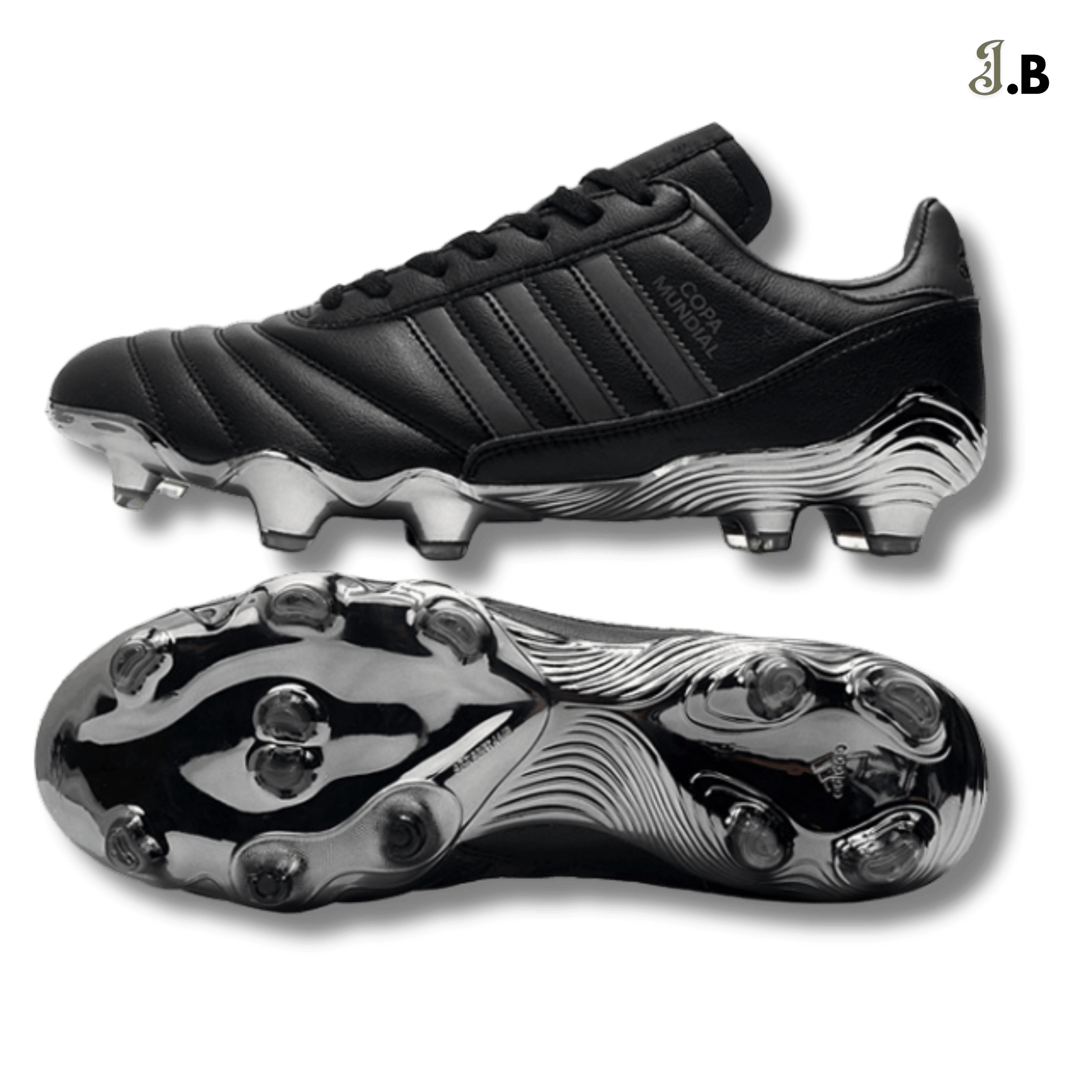 Adidas Black Copa Mundial 21 FG Cleats - JogaBonito - Athletic Shoes