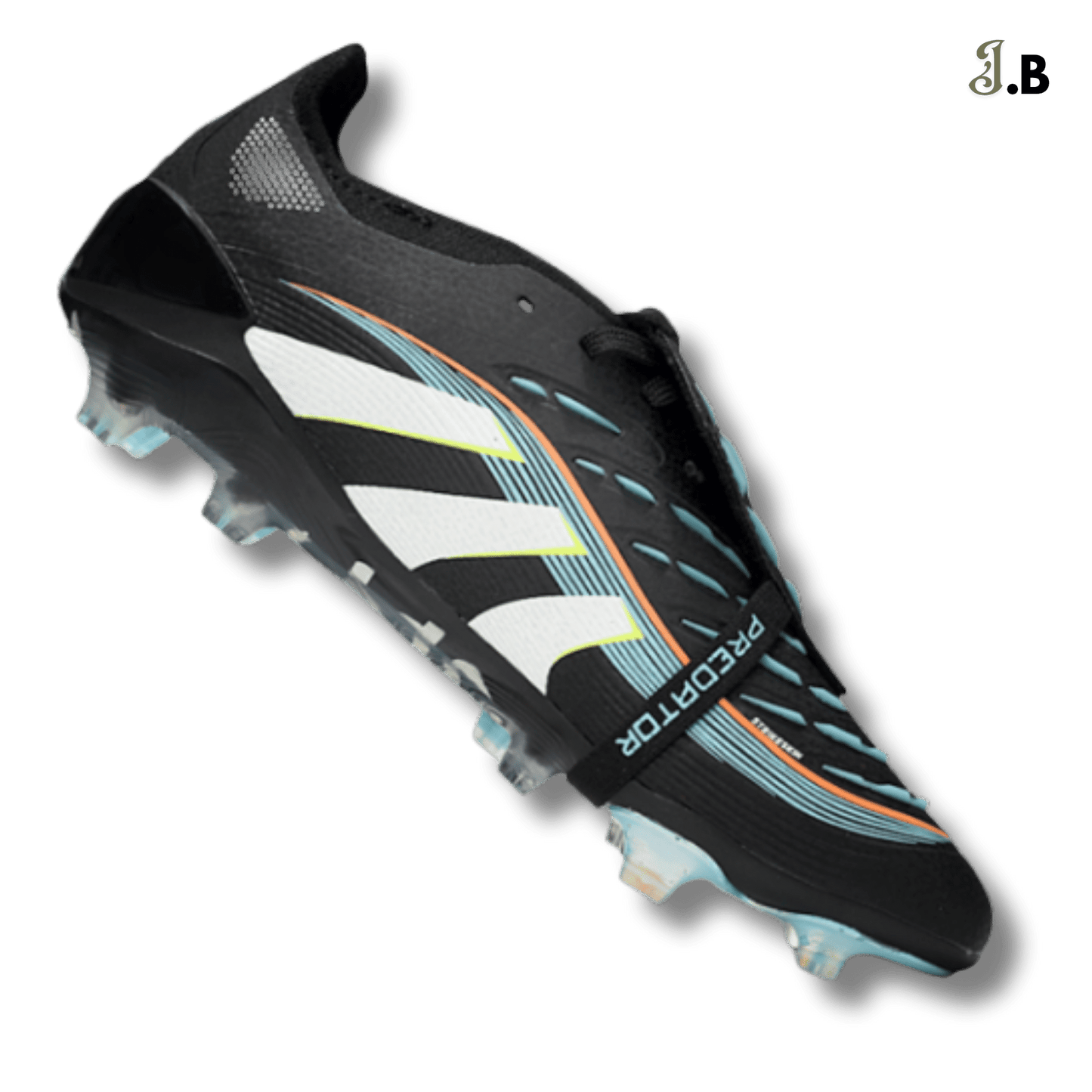 Adidas Black/Blue Predator Elite Accuracy FG Cleats - JogaBonito - Athletic Shoes