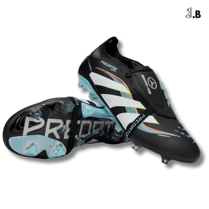 Adidas Black/Blue Predator Elite Accuracy FG Cleats - JogaBonito - Athletic Shoes
