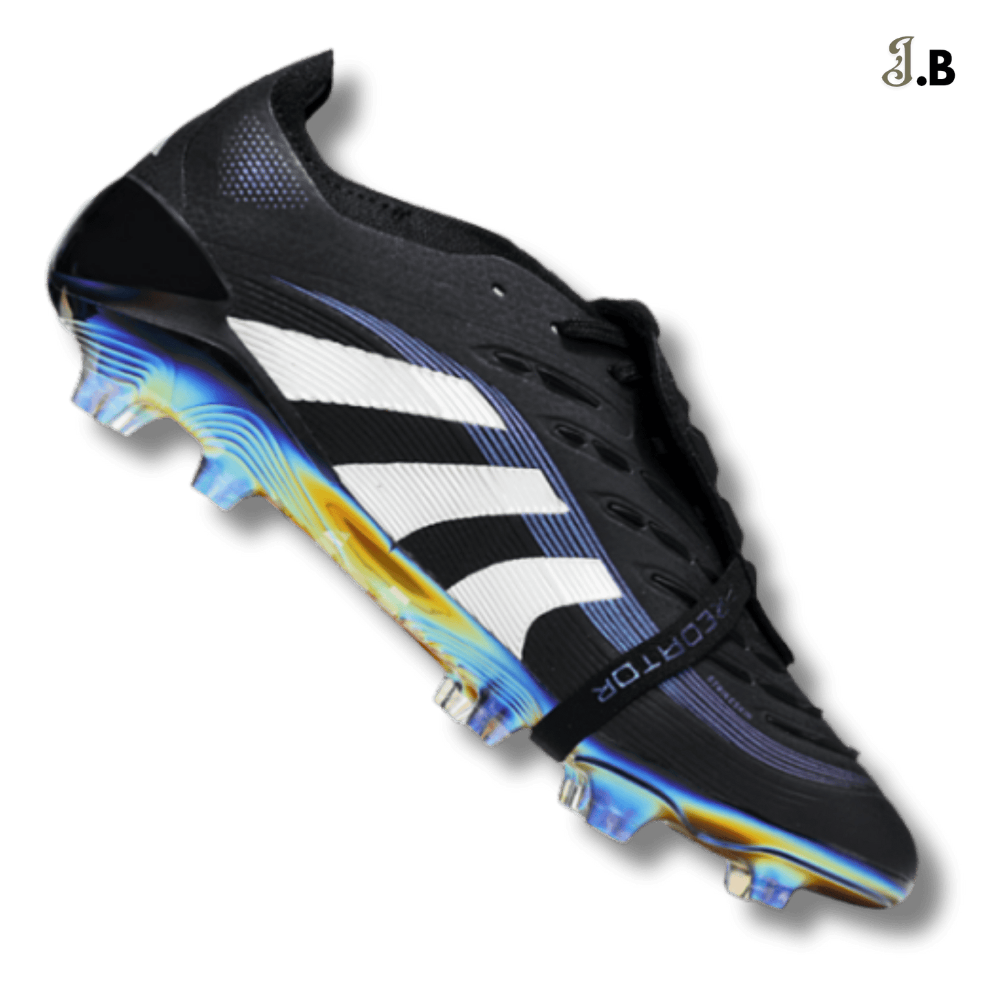 Adidas Black/Iridescent Predator Elite FG Cleats - JogaBonito - Athletic Shoes