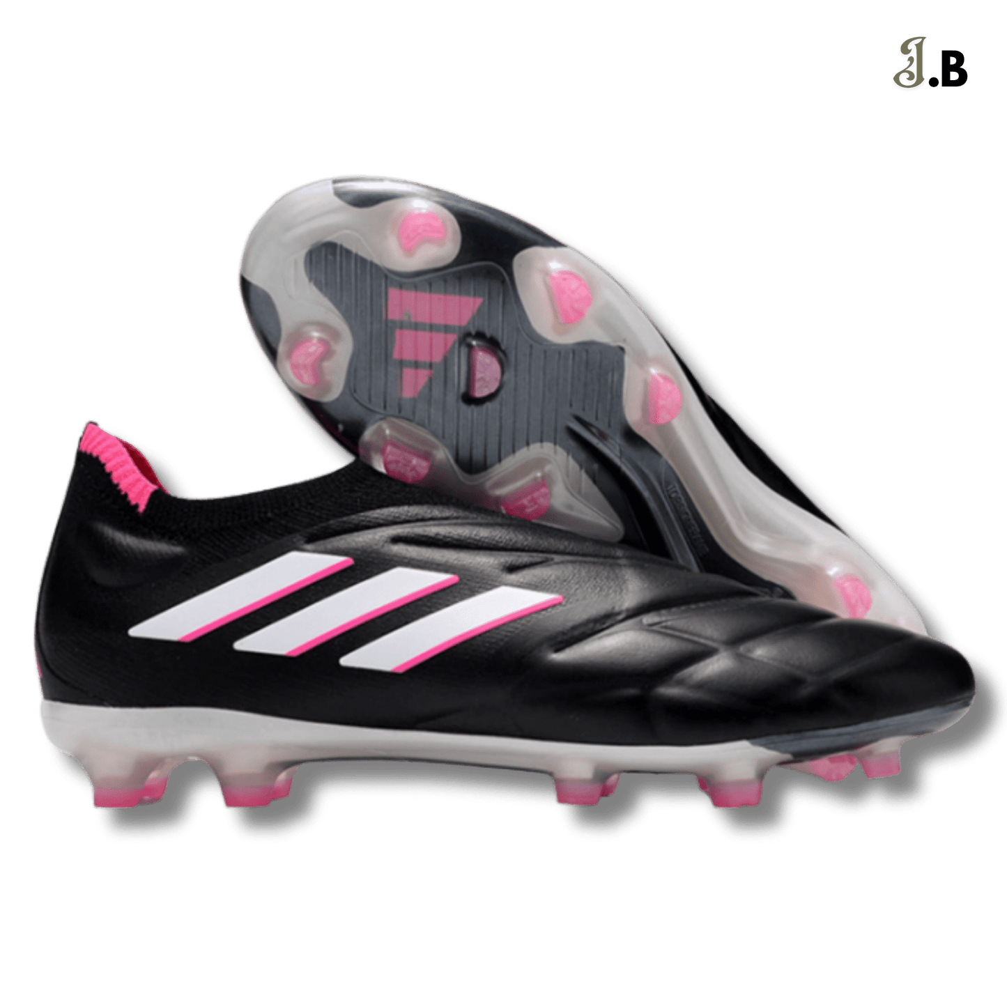 Adidas Black/Pink Copa Pure FG Cleats - JogaBonito - Athletic Shoes