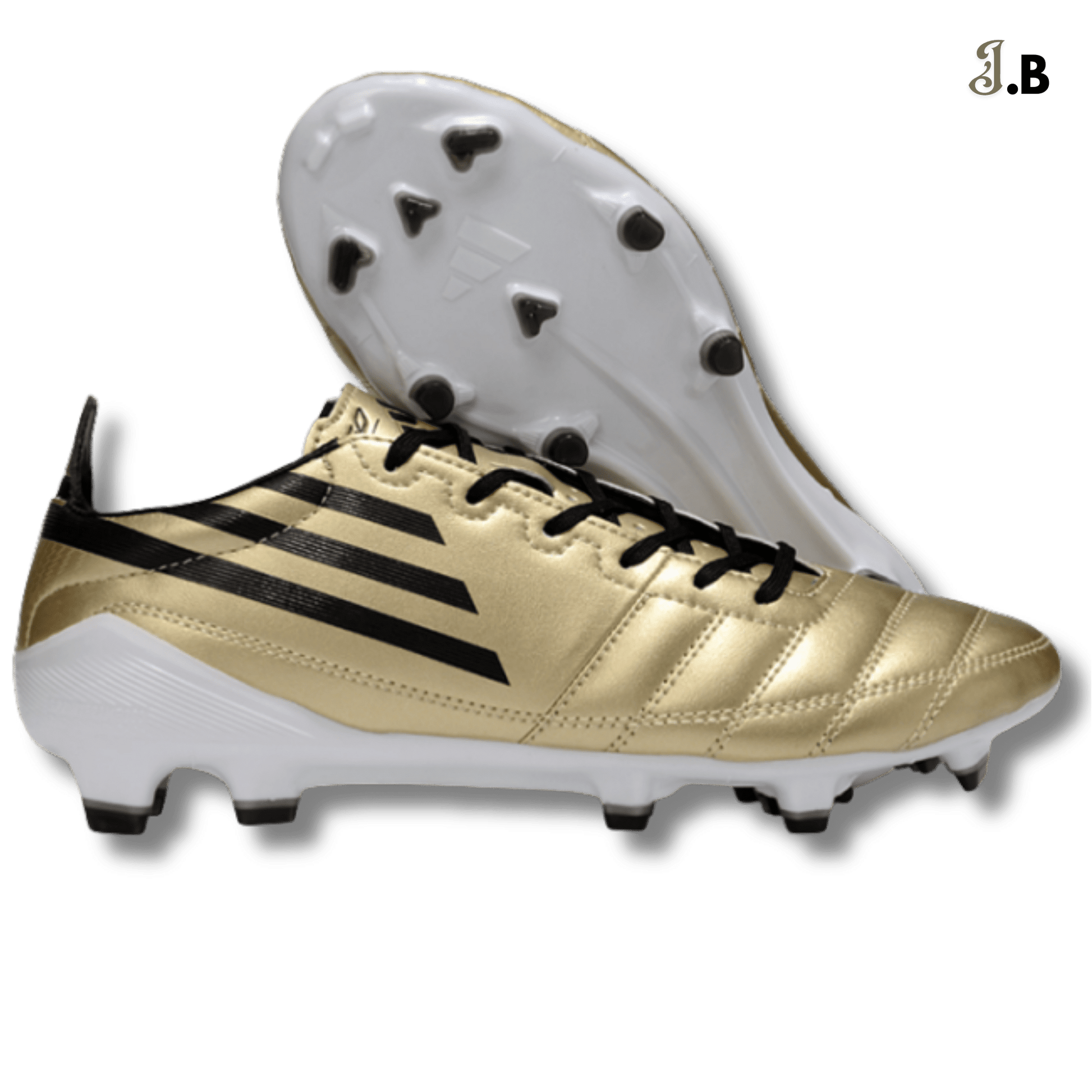 Adidas F50 Gold/White FG Cleats - JogaBonito - Cleat