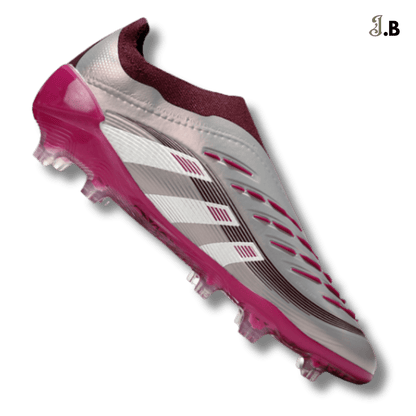 Adidas Grey/Maroon Predator Accuracy FG Cleats - JogaBonito - Athletic Shoes