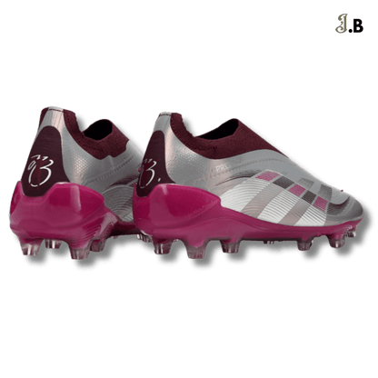 Adidas Grey/Maroon Predator Accuracy FG Cleats - JogaBonito - Athletic Shoes