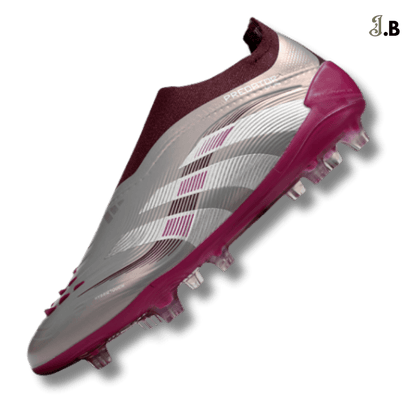 Adidas Grey/Maroon Predator Accuracy FG Cleats - JogaBonito - Athletic Shoes