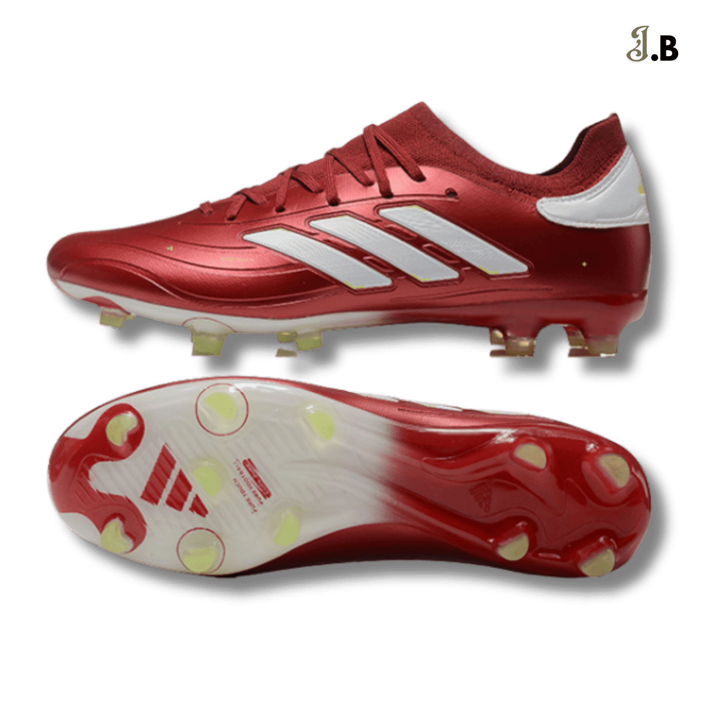 Adidas Metallic Red Copa Pure LI FG Cleats - JogaBonito - Athletic Shoes