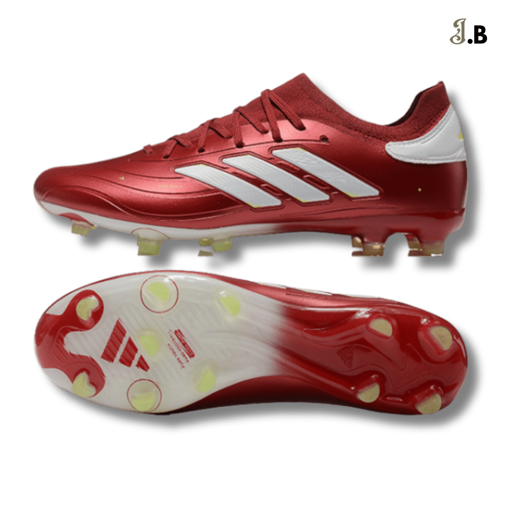 Adidas Metallic Red Copa Pure LI FG Cleats - JogaBonito - Athletic Shoes