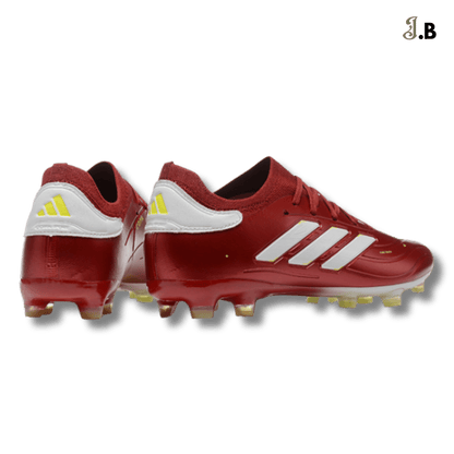 Adidas Metallic Red Copa Pure LI FG Cleats - JogaBonito - Athletic Shoes