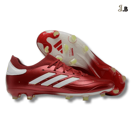 Adidas Metallic Red Copa Pure LI FG Cleats - JogaBonito - Athletic Shoes