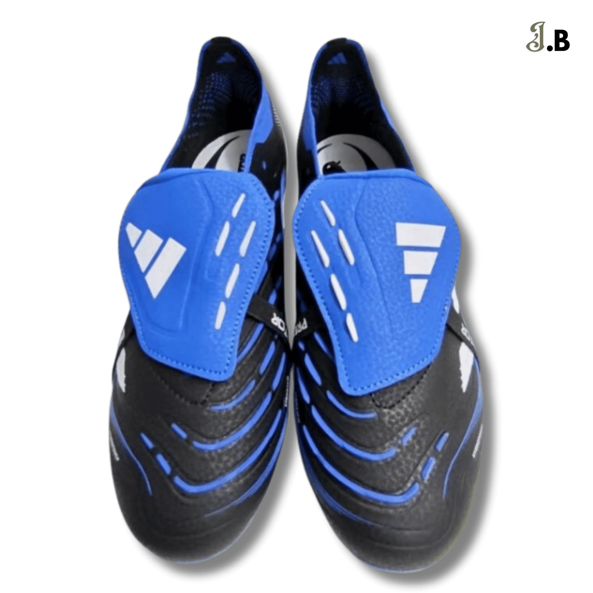 Adidas Predator Accuracy Light Slate Gray/Dodger Blue Cleats - JogaBonito - Athletic Shoes