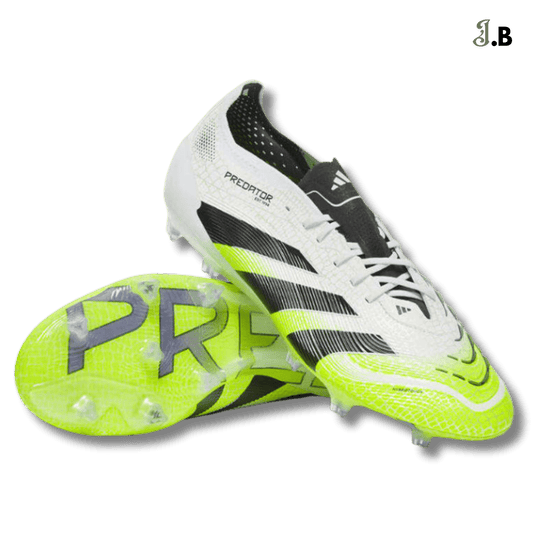 Adidas Predator League White/Light Green Cleats - JogaBonito - Athletic Shoes
